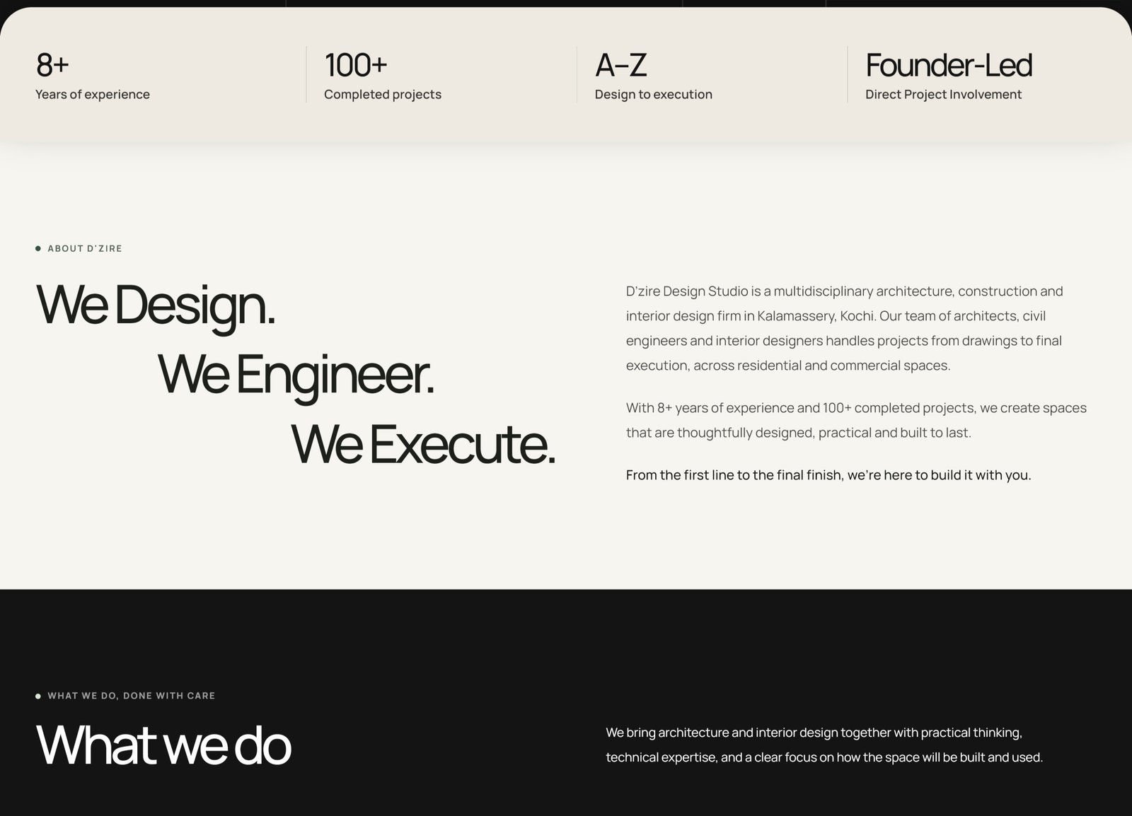 D’zire Design Studio introduction and architecture services